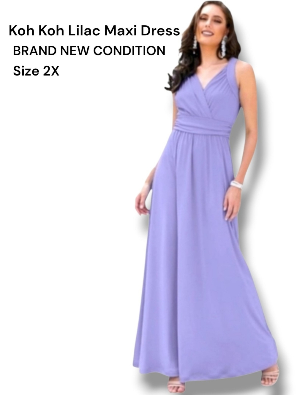 Koh Koh Plus Size Lilac Formal Dress EXCELLENT CONDITION